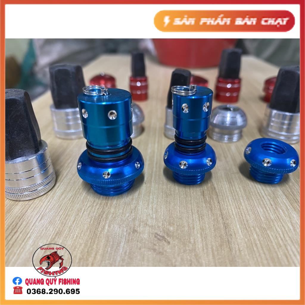 combo nắp và đối trọng cần câu tay