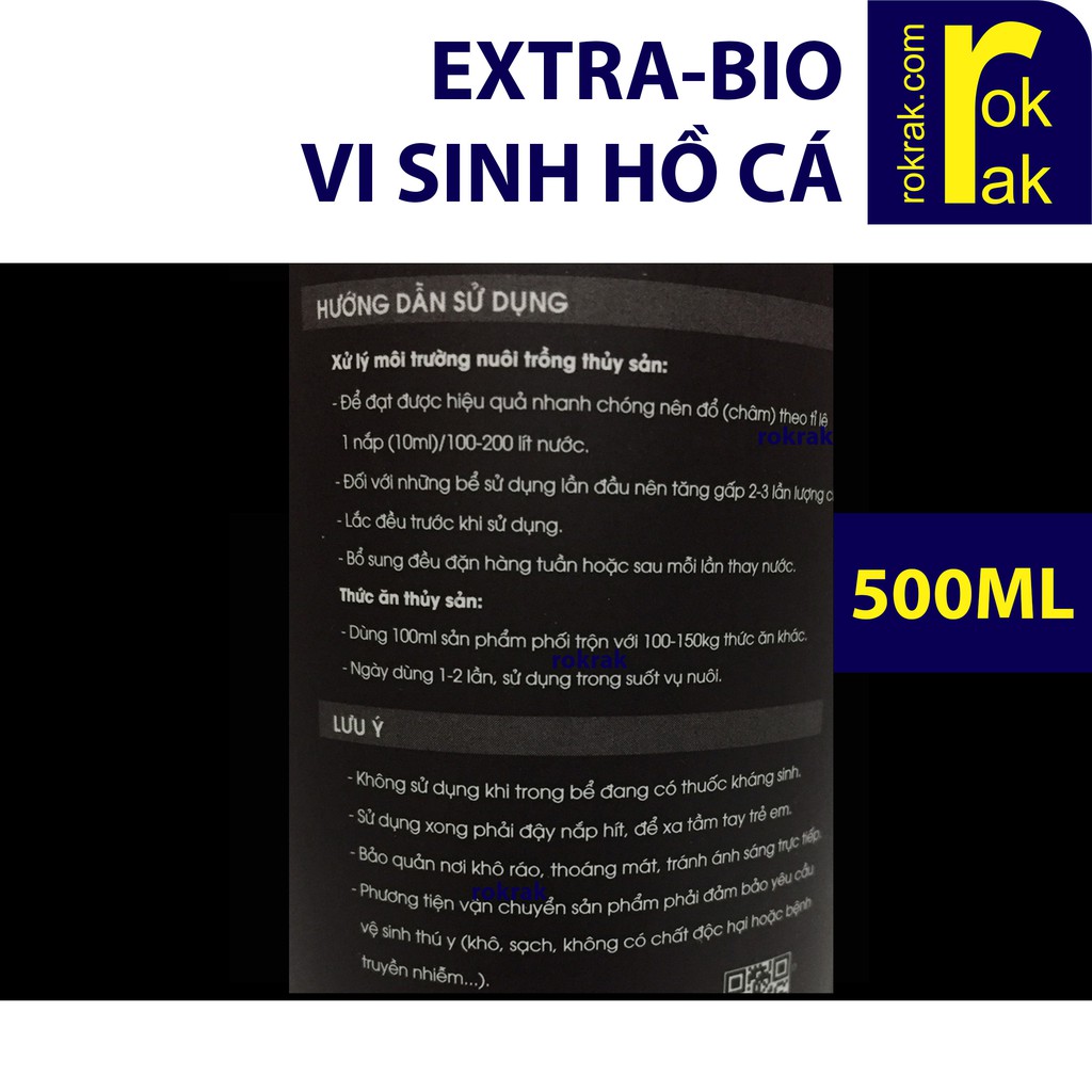 MULTIBIO MỚI / Extra Bio  Vi Sinh Làm Sạch Nước Bể Cá Cảnh