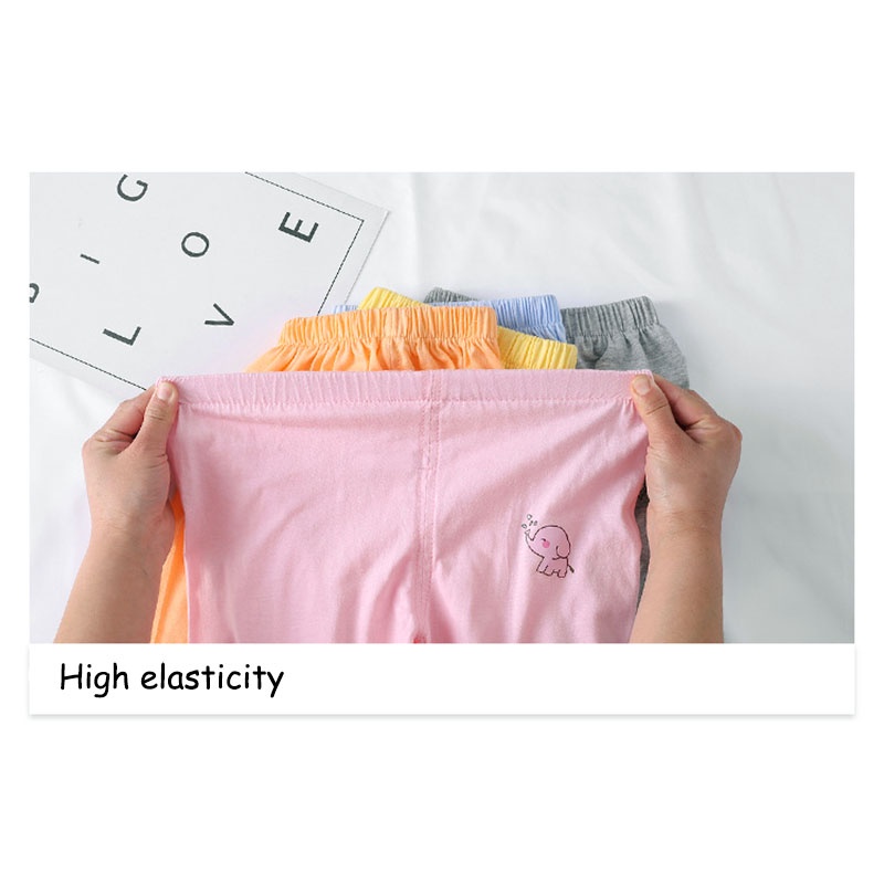 Quần dài SANITKUN 100% cotton ống rộng chống muỗi họa tiết hoạt hình cho bé