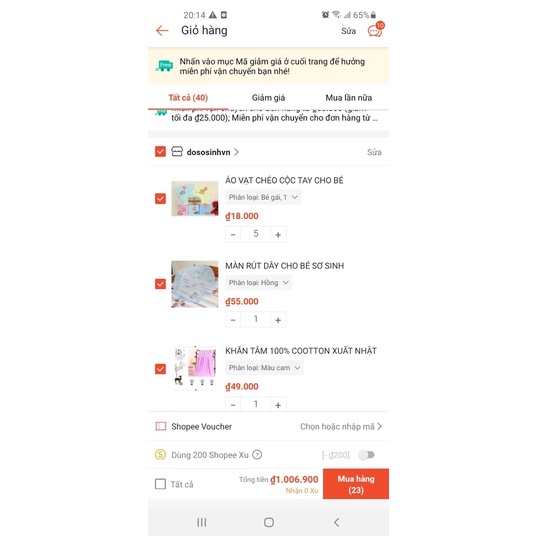 COMBO ĐỒ SỚNINH CHO MOM NHINHI
