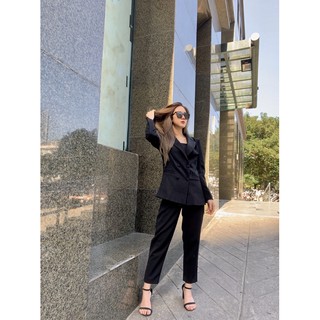 Set áo Blazer và quần Baggy
