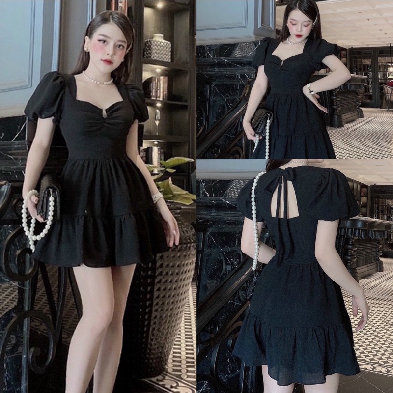 [Mã FAMARAL1 giảm 10K đơn 50K] Đầm jump tay phồng mới về M12(Ảnh shop chụp thật 100%) | BigBuy360 - bigbuy360.vn