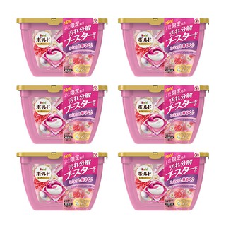 Thùng Viên Giặt Xả BOLD Gel Ball 3D Premium (6 hộp x 17 viên)
