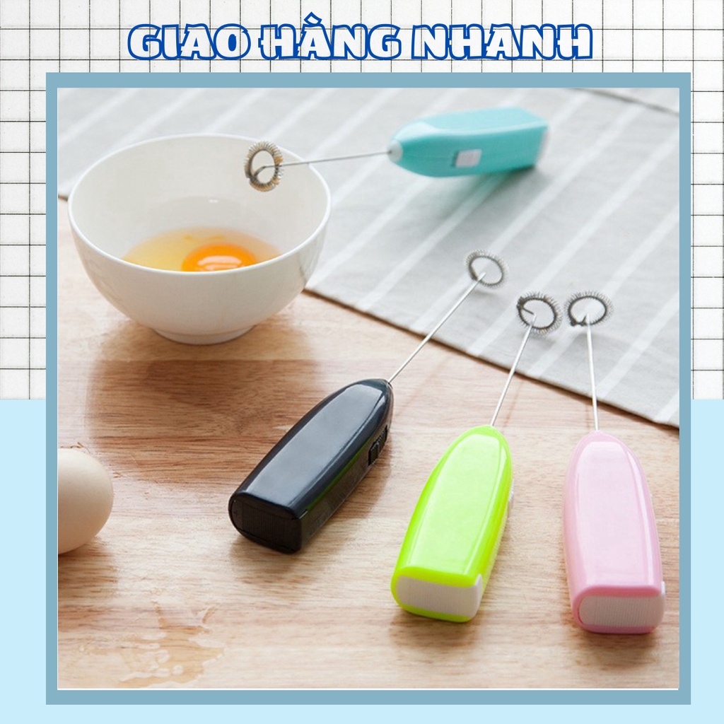 Máy đánh trứng, tạo bọt caffe chạy bằng pin tiện dụng 88065 GIAO HÀNG NHANH