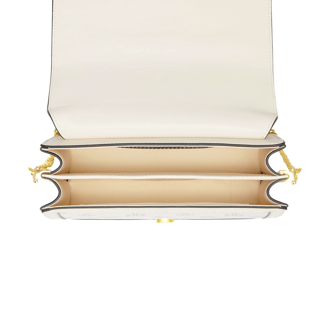 Túi xách nữ đẹp Just Star sang trọng dễ thương phối khăn charm cừu cute ViAnh Store 172905 đi làm đi chơi tiệc