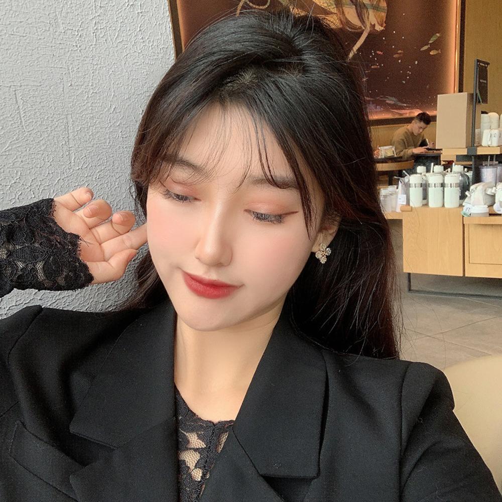 Bông Tai Xỏ Lỗ Họa Tiết Hình Học Thời Trang Cho Nữ