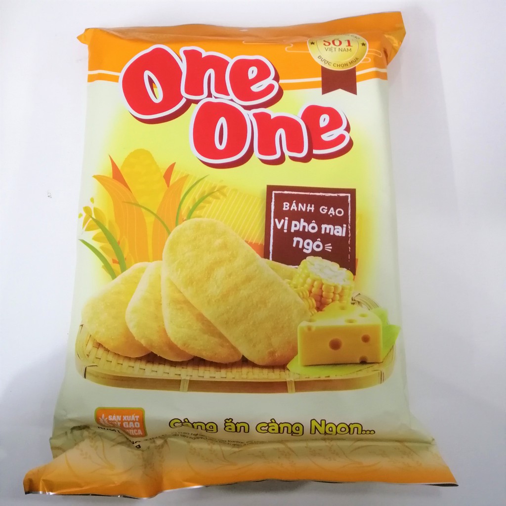 Bánh Gạo One One Vị Bắp Phômai (Gói 118g)