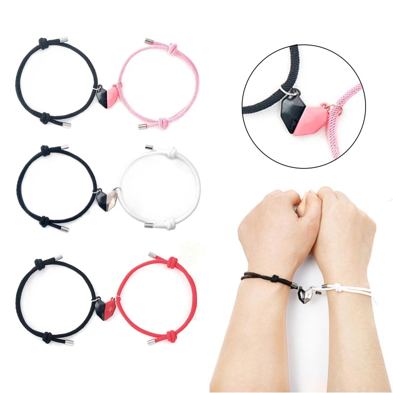 Vòng Tay Dây Bện Mặt Khắc Chữ KING / Mutual Thời Trang Cho Cặp Đôi