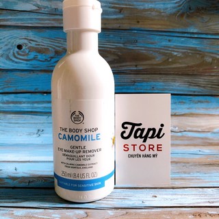 Nước tẩy trang mắt môi The Body Shop Camomile Gentle Eye Makeup Remover