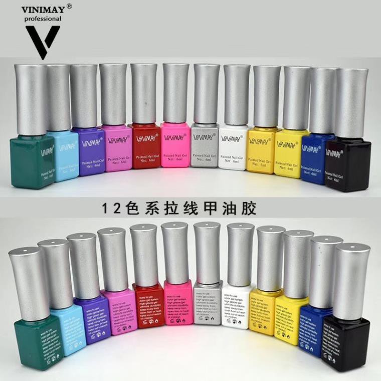 Gel vẽ cọ nét Vinimay ( có 12 màu lựa tự do )