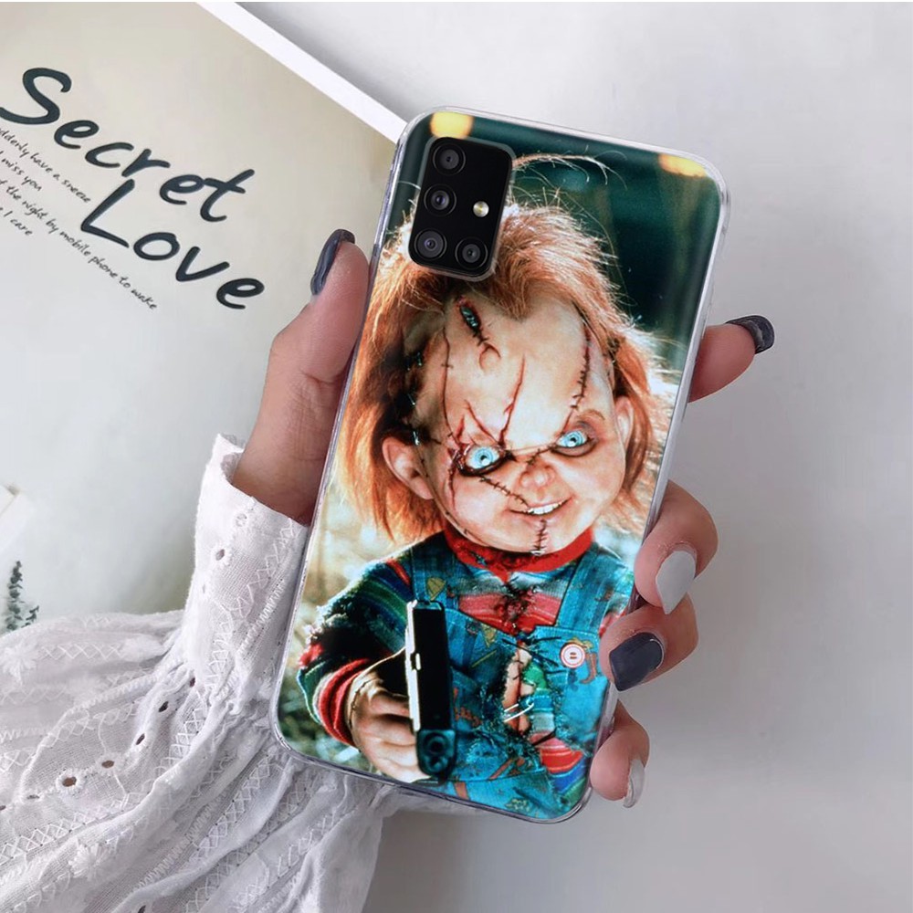 Ốp Điện Thoại Trong Suốt Họa Tiết Búp Bê Chucky Cho Asus Zenfone 4 Selfie 3s Pro 3 Zoom Max Plus Pegasus 4s Tb19