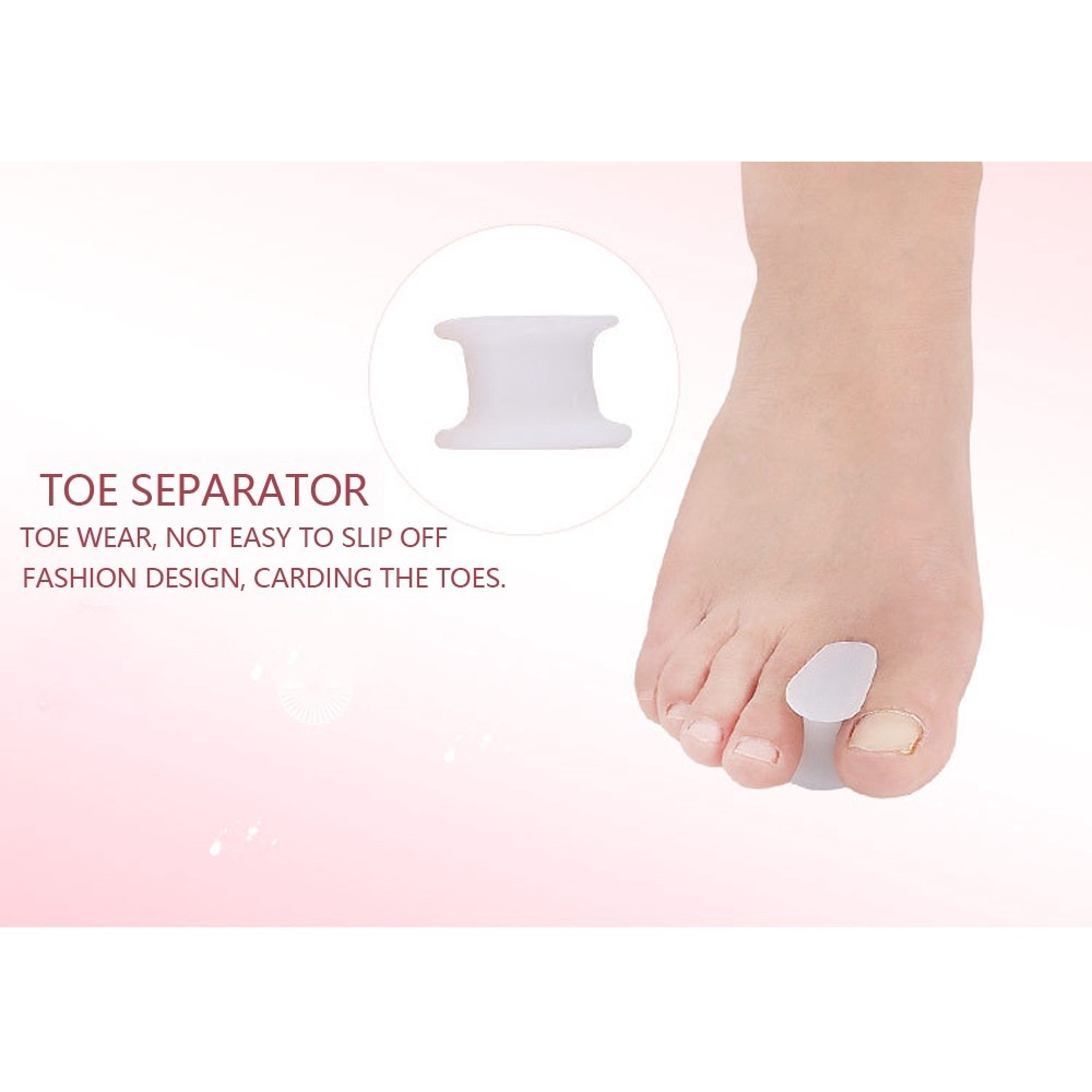 Dụng cụ silicone tách ngón chân cái giảm đau