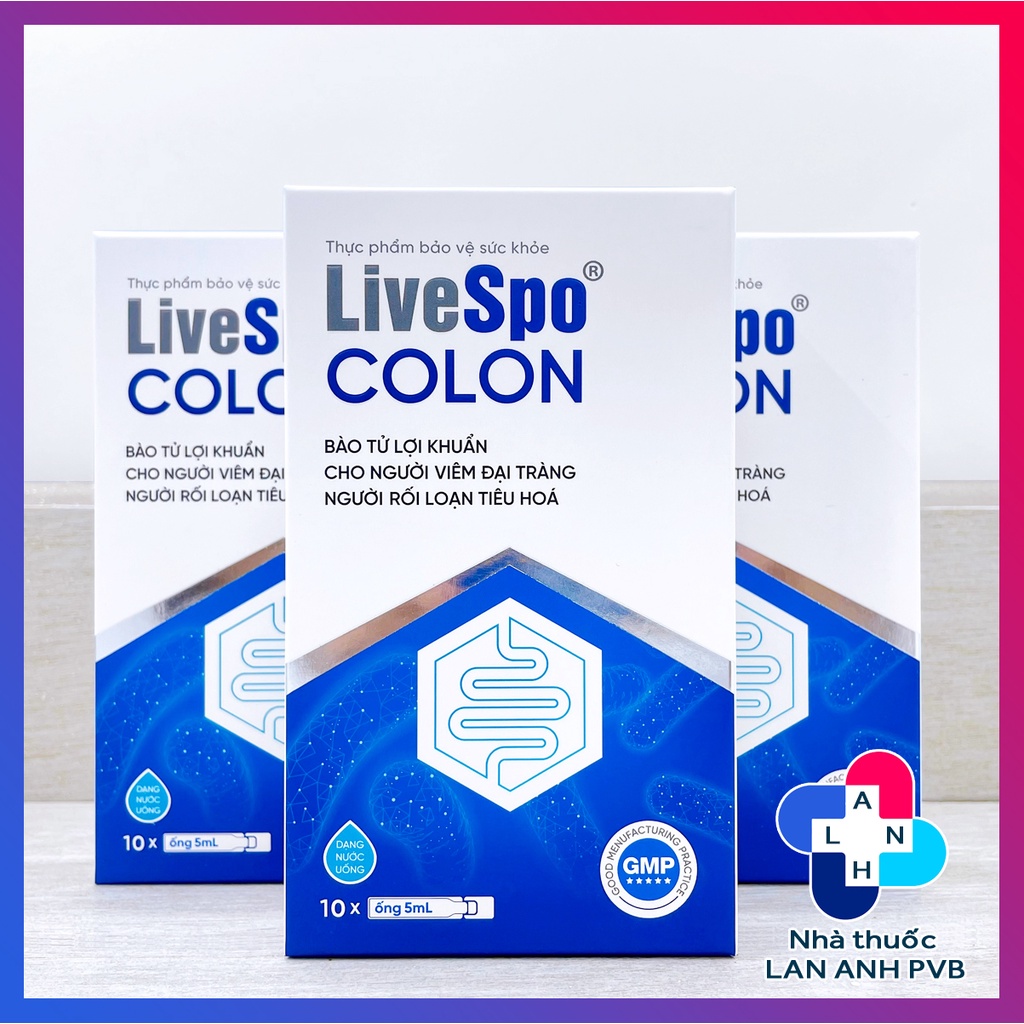 LiveSpo COLON - Bào tử lợi khuẩn dành cho người viêm đại tràng, rối loạn tiêu hóa.