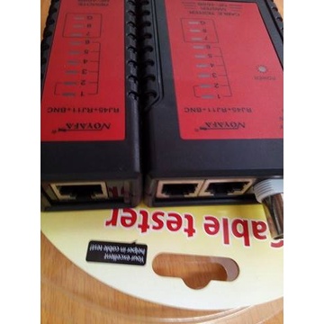 Máy test cáp mạng, đo thông mạng RJ45, RJ11, BNC Noyafa NF 468B- chính hãng