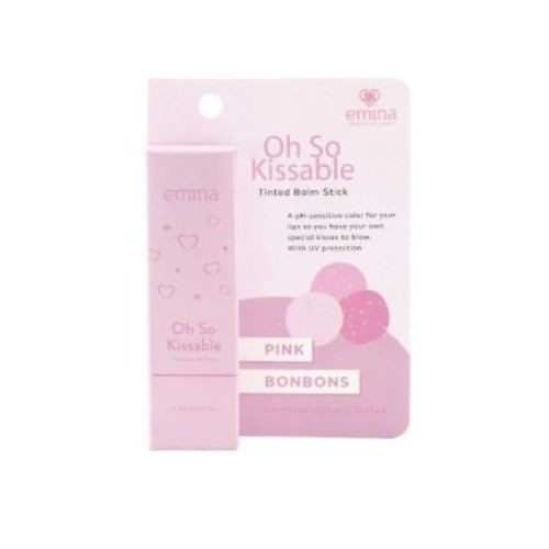 (hàng Mới Về) Son Dưỡng Môi Emina Oh So Kissable Màu Hồng | BigBuy360 - bigbuy360.vn