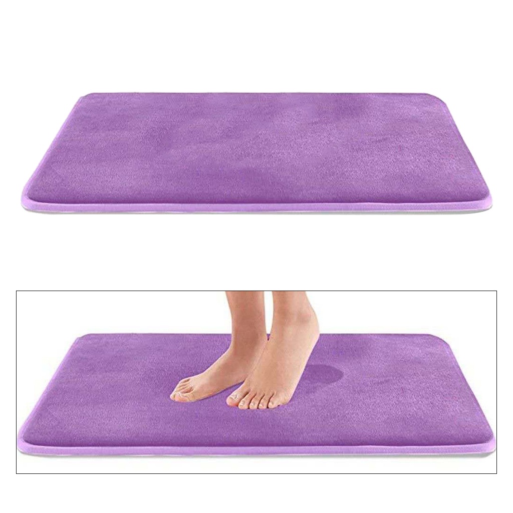 Thảm chùi chân chống trượt, thấm hút tốt, kích thước 40x60cm