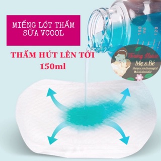 Miếng lót thấm sữa vcool 100m chính hãng