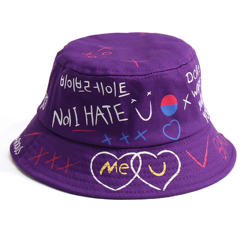 Mũ bucket thời trang mùa hè phong cách Hàn Quốc