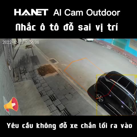 [HÀNG CHÍNH HÃNG] Camera HANET B1000 Ngoài Trời Nhận Diện Khuôn Mặt, Trông Xe Máy Và Nhắc Ô Tô Đỗ Trái Phép