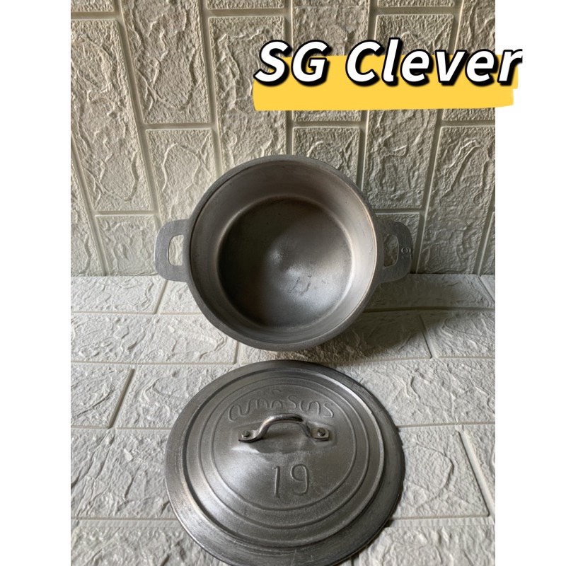 Nồi gang miên 19cm gang nguyên chất 100%