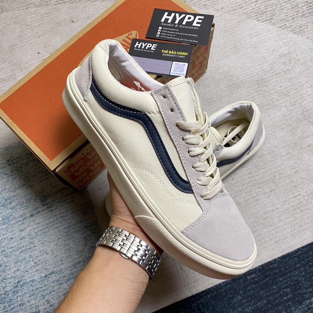 Giày sneaker nam nữ đi học: Vans Style 36 White Black (Trắng/Đen) - HYPE Sneaker | Bản 1:1 chuẩn