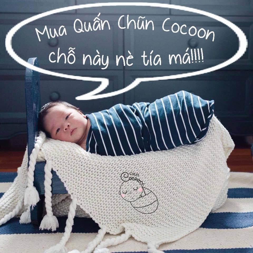 Quấn Cổ Điển Chũn/ Quấn Cộc Hè/ Nhộng Chũn Cocoon Giúp Bé Ngủ Ngon Sâu Giấc