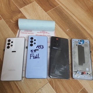 Vỏ samsung A53 có khay sim khung sườn kính camera