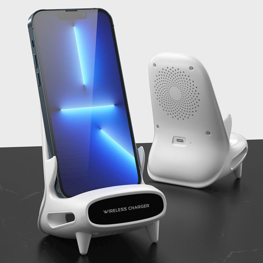Đế sạc nhanh không dây để bàn hỗ trợ sạc cho Iphone 13 Samsung S22