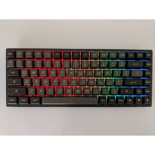 Bàn phím cơ AKKO 3084B Plus Black & Gold (Bluetooth 5.0 / Wireless 2.4Ghz / Hotswap / Foam tiêu âm / AKKO CS Switch)