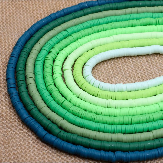 Bộ Hạt Đất Sét Polyme 6Mm Nhiều Màu Sắc Dùng Làm Trang Sức Thủ Công DIY