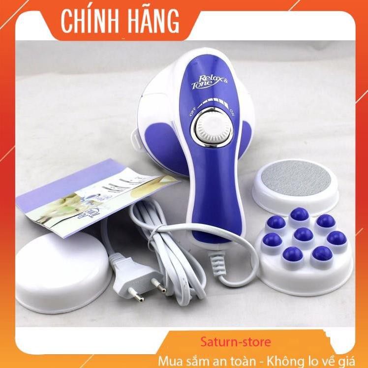 Máy massage rung cầm tay mini Relax & Spin Tone-A781 hỗ trợ giảm mỡ, giảm đau, lưu thông khí huyết - Chính hãng