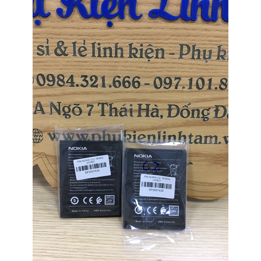 Pin Zin Nokia C2 V3760T