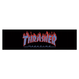 Mặt nhám ván trượt skateboard thrasher flame red blue griptape