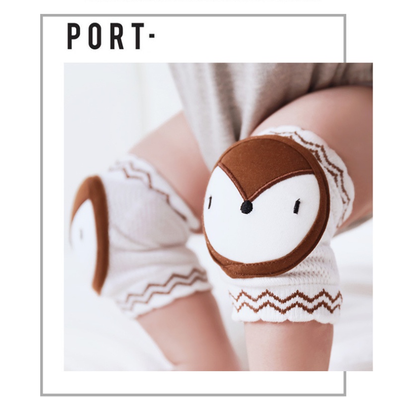 Đệm Bảo Vệ Đầu Gối Cho Bé Bò Xuân Hè Bằng cotton Thoáng Khí Chống Rơi Hàng Mới