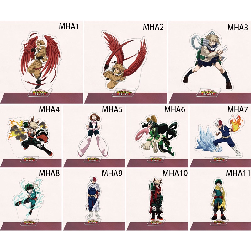 Móc Khóa Hình Nhân Vật Anime My Hero Academia Hoạt Hình