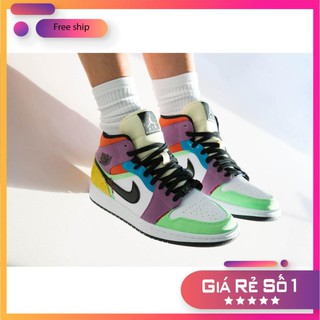 [FREESHIP EXTRA] [SALE + FREESHIP] Giày Sneaker Nike Air Jordan 1 Mid SE "Multicolor'' hàng siêu đẹp