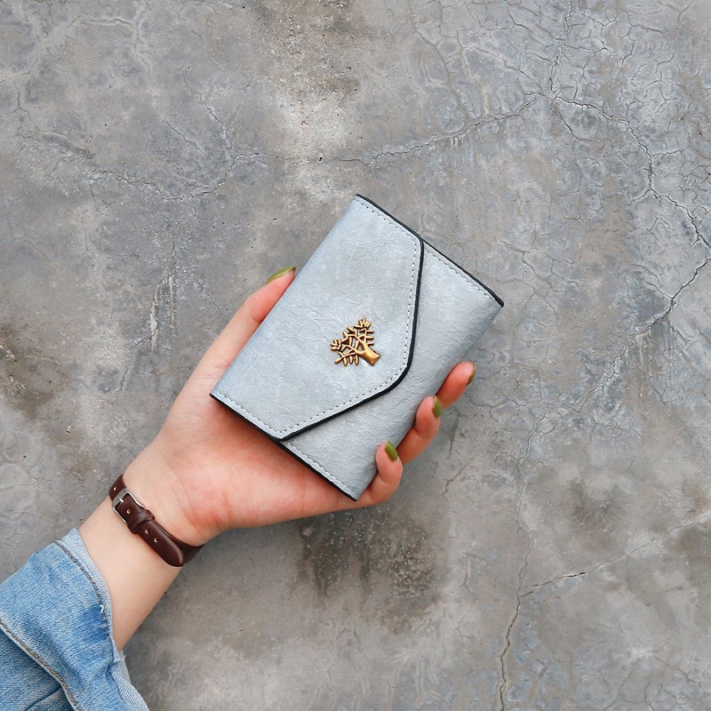 Ví nữ bỏ túi nhỏ ngắn cute dễ thương nhiều ngăn cao cấp đựng tiền V07 | BigBuy360 - bigbuy360.vn