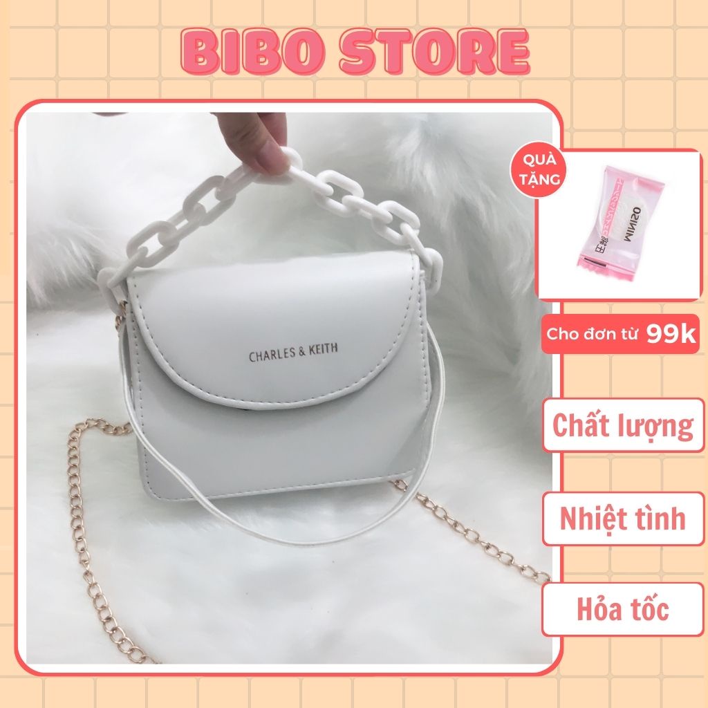 Túi Xách Nữ Mini Dây Dài Quai Xích Nhẹ Nhàng Thanh Lịch BIBO STORE B09