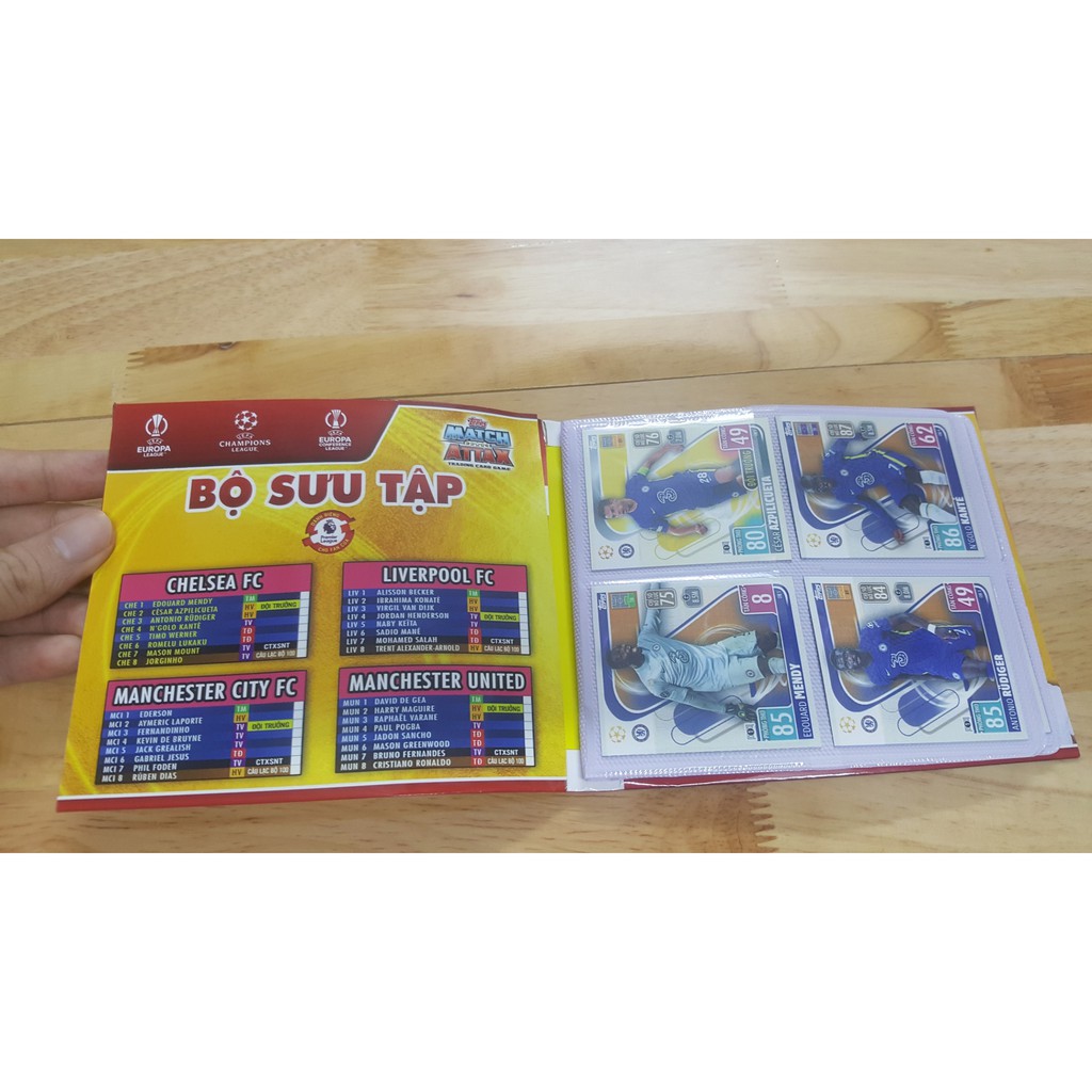 BST Album thẻ in Match Attax 2021/2022 Ngoại Hạng Anh