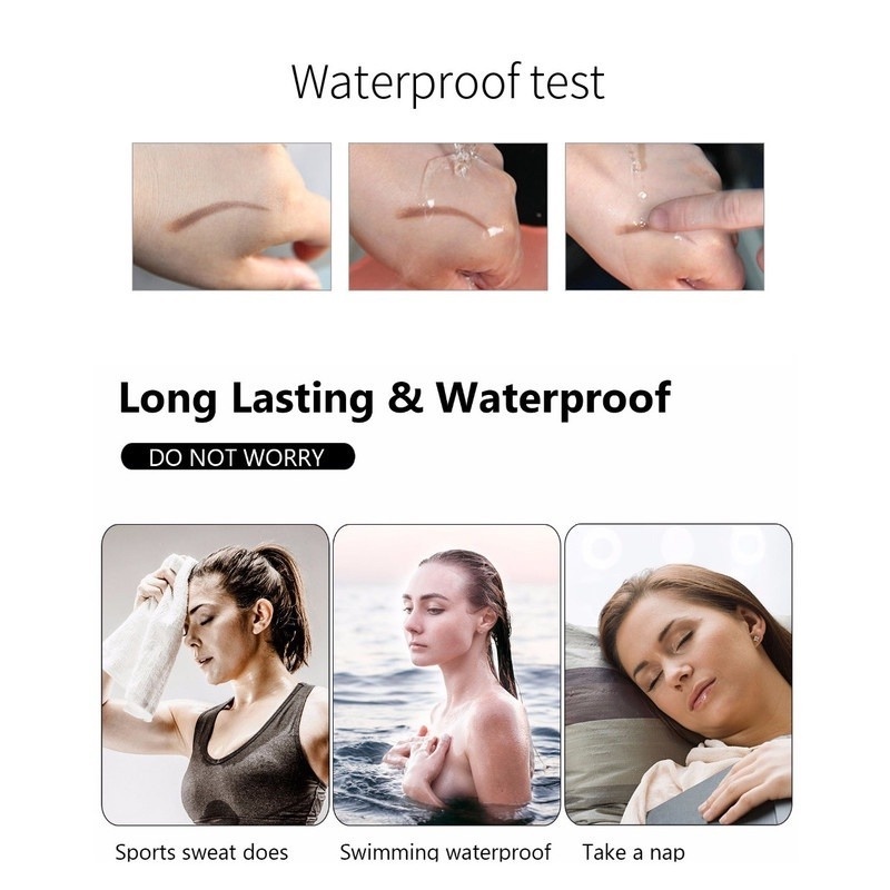 Bút Kẻ Lông Mày Lulaa Dạng Lỏng Đầu Bốn Răng Mềm Mượt Chống Thấm Nước Và Mồ Hôi Lâu Trôi Không Nhòe