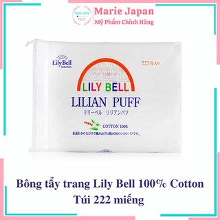 Bông tẩy trang Lily Bell 100% Cotton Túi 222 thumbnail