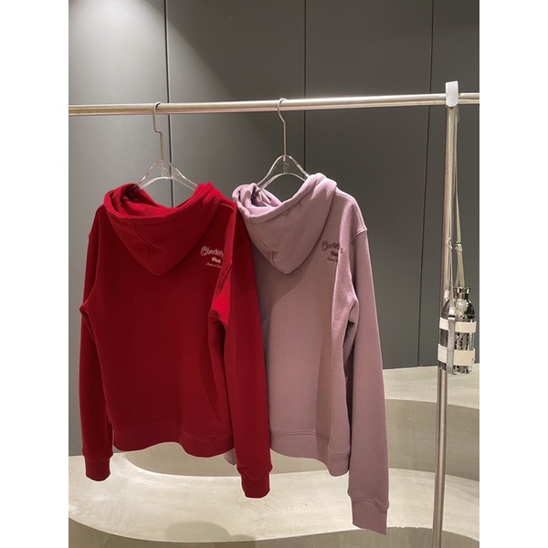 Áo hoodies nữ logo thương hiệu thời trang Dior CD cao cấp màu trơn