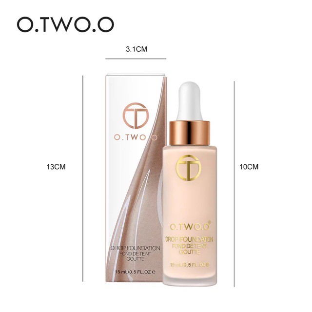 Kem nền dạng lỏng O.two.o Drop Foundation Fond De Teint Goutte
