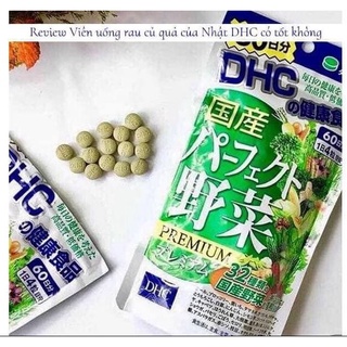 Viên uống rau củ quả dhc nhật bản gói 20 viên