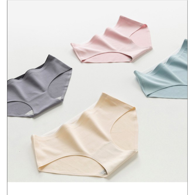 Quần lót nữ cotton cao cấp cạp ép không viền kháng khuẩn siêu đẹp QL09 | BigBuy360 - bigbuy360.vn