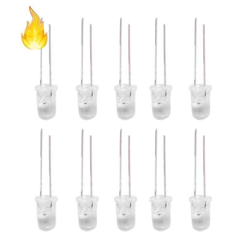 Bộ 10 đi ốt đèn LED 5mm với 7 màu sắc