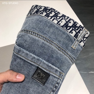 Quần Jean Ôm Thêu Họa Tiết Mẫu Mới Thời Trang Mùa Hè Cho Nam Size S 2022
