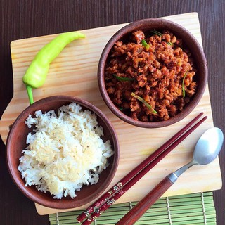 Mắm tép chưng thịt