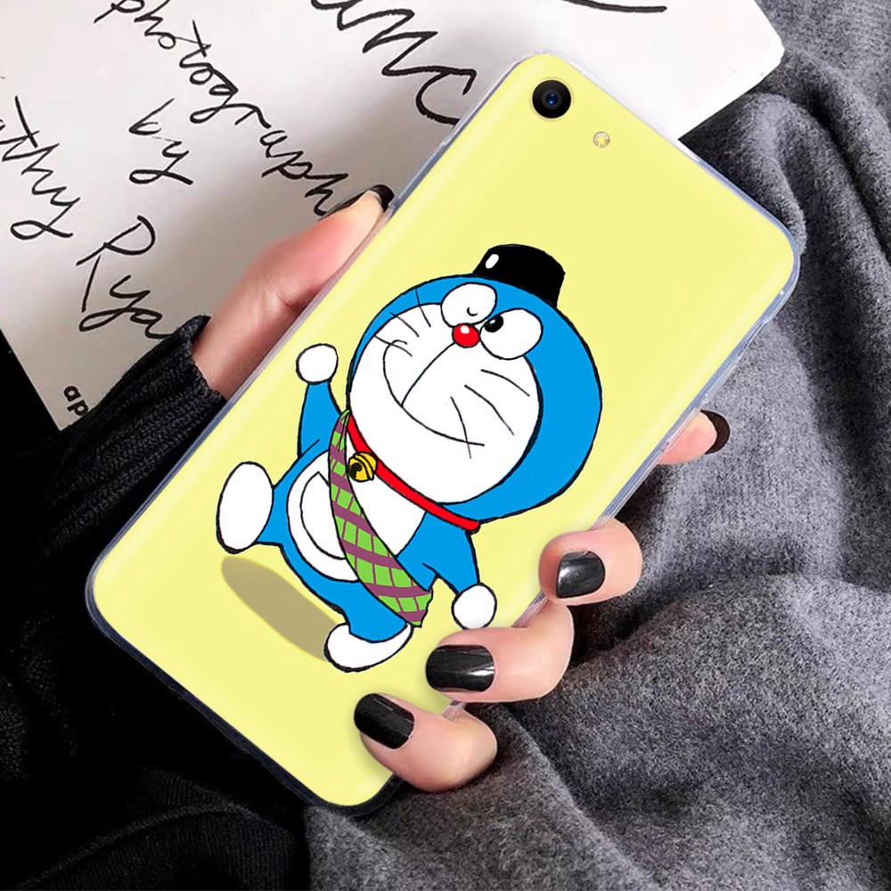 Ốp Điện Thoại Mềm Trong Suốt Hình Doraemon 93gt Cho Samsung Galaxy J8 J7 Pro Prime Duo J6 Plus 2018