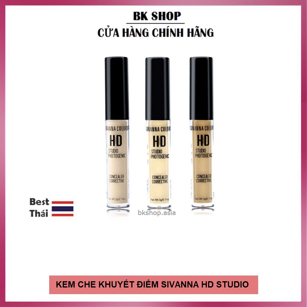 (Auth Thái) Kem Che Khuyết Điểm Sivanna Color HD Studio Photogenic HF7005